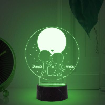 Customized Couple Night lamp With 16 Color Changing Light
